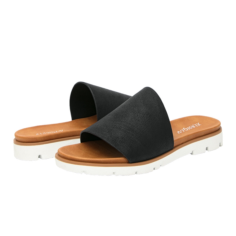 Slippers female summer home indoor home office floor non-slip bottom couple handmade sandals male 36-42