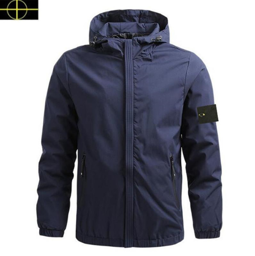 25ss Mens stones jacket islands cargo jumper Spring and Autumn Windbreaker Jacket Fashion Mens Couple Outfit Womens Hooded Mountaineering Outdoor Brand Jacket