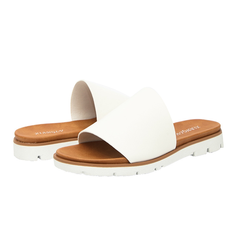 Slippers female summer home indoor home office floor non-slip bottom couple handmade sandals male 36-42