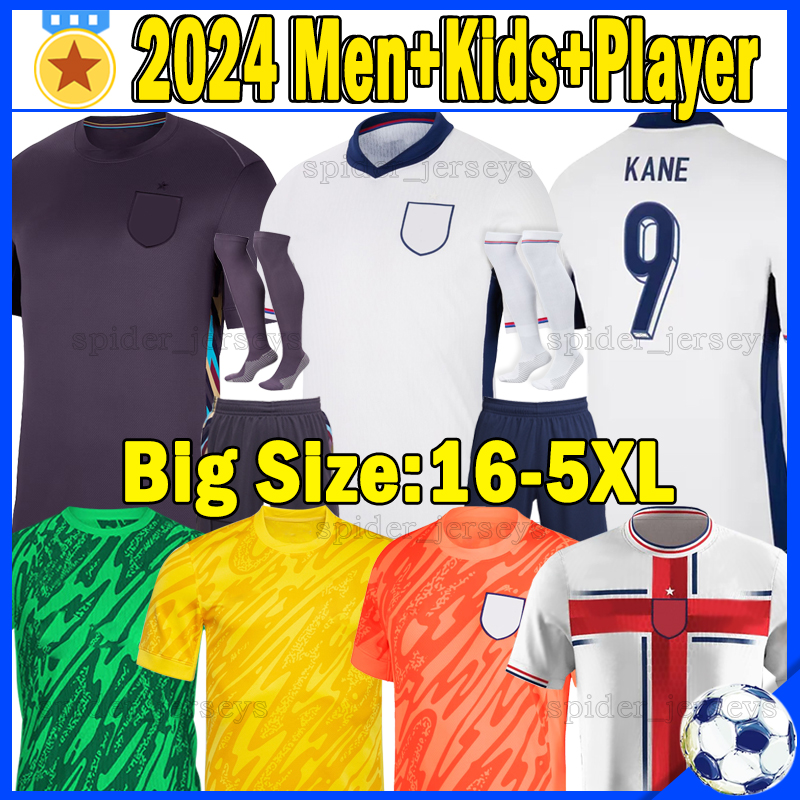 4XL 5XL 24 25 KANE soccer jerseys STERLING RASHFORD MOUNT WALKER SAKA ENGlANDS 2024 2025 national football top EARPS goalkeeper Long sleeve soccer shirt men kids kits