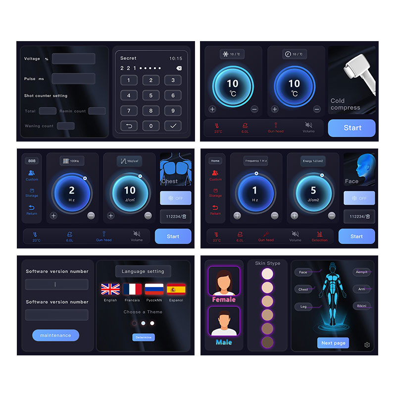 2025 OEM 808nm ice platinum laser diode hair removal machine triple wavelength 755 808 1064nm permanent hair removal supper cooling systems