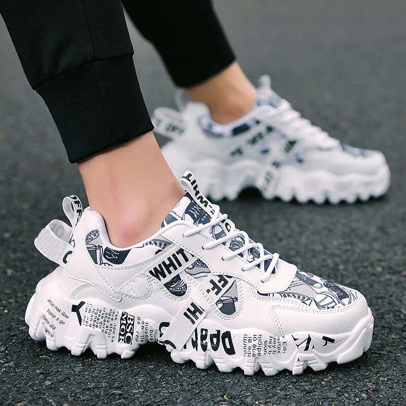 Brand Men's Sneakers Fashion Flat Sports Running Shoes Weaving Mesh Lace-up Air Walking Jogging Tennis Shoe Male Athletic 39-44