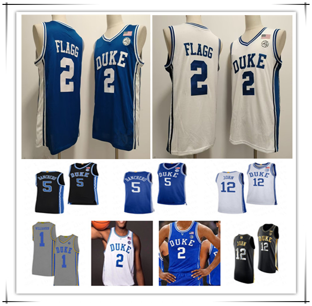 Cooper Flagg College Basketball Jerseys Kon Knueppel Tyrese Proctor Sion James Khaman Maluach Caleb Foster Mason Gillis Kyle Filipowski Coach K Paolo Banchero Hill