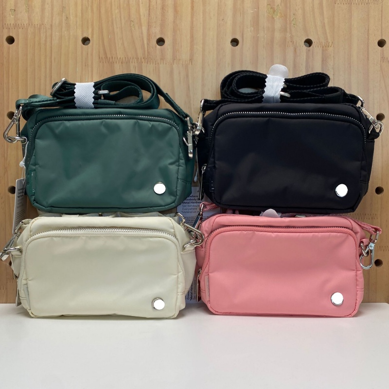 LLLM004 Crossbody bag nylon waterproof shoulder bag Outdoor Sports Running LL Crossbody Lightweight Multi Pocket Chest pack 4 colors