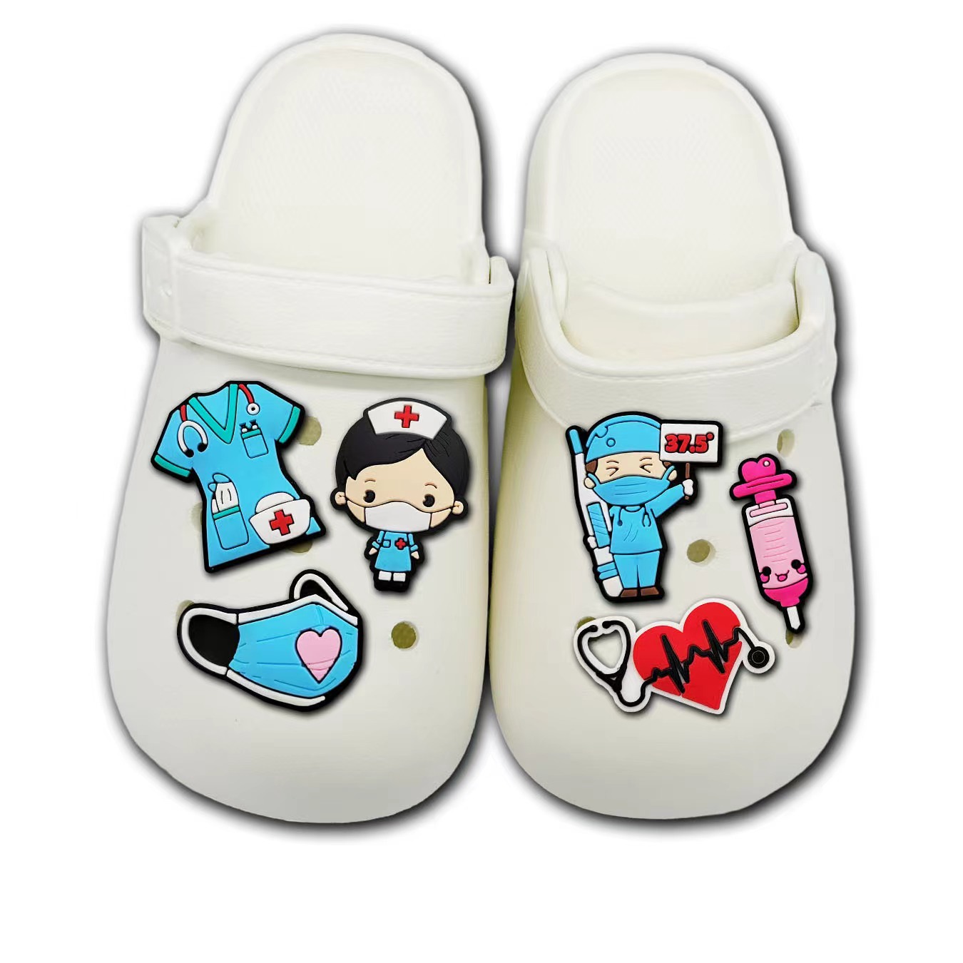 Shoe Parts Accessories shoe buckle decor cute clog charms for sandle decoration boy kids girls holiday birthday gifts