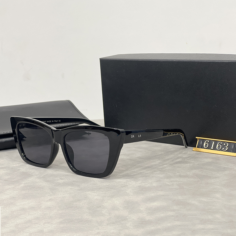 designer sunglasses squaresunglasses for Woman and Man Goggle Beach Sun Glasses metal material Skinny with large effect Atmosphere Show thin UV400 with box