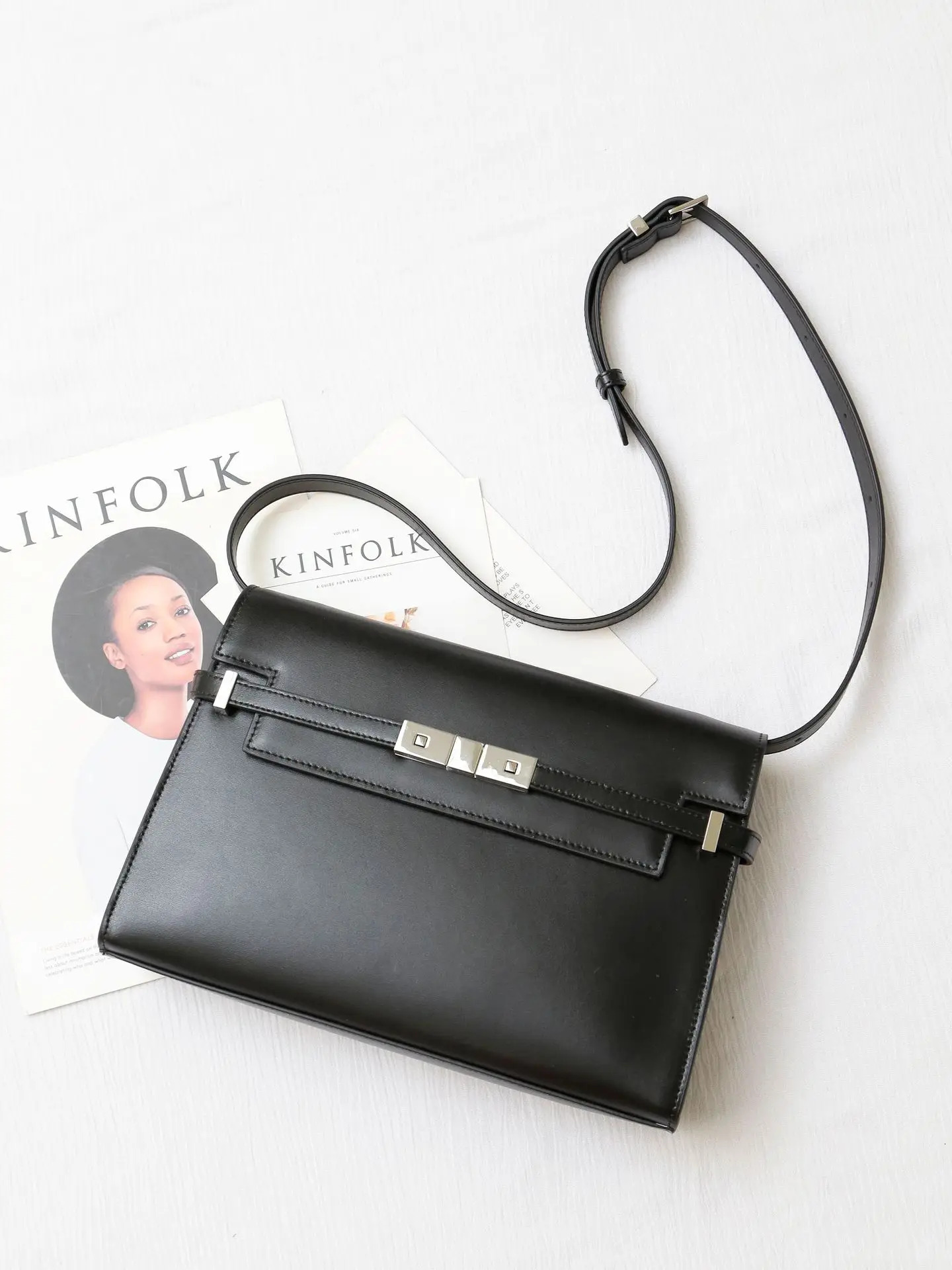 New Arrvial Women Genuine Leather Shoulder Bags High Quality Crocodile Handbags Ladies Messenger Bag Day Clutches Black