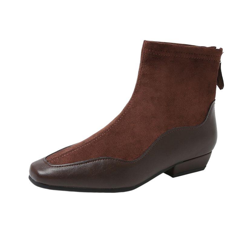 Autumn/Winter Suede Retro Fashion Versatile Short Boots.