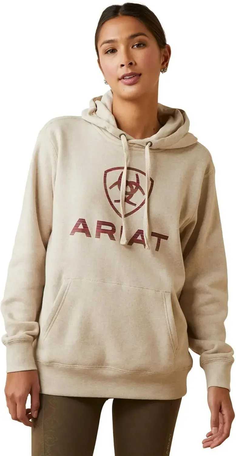 Women's Hoodies Sweatshirts 2024 Ariat Womens Hooded Sweatshirt Autumn/Winter Warm Flce Cotton Hoodie Womens Winter Clothing Womens Anime Hoodi