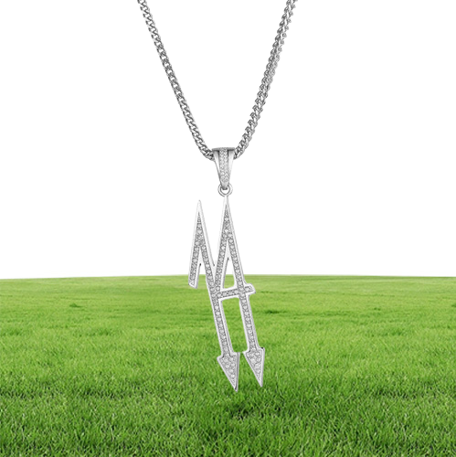 14 digital Pendant Trippie Redd Rapper Hip hop Zircon Necklace