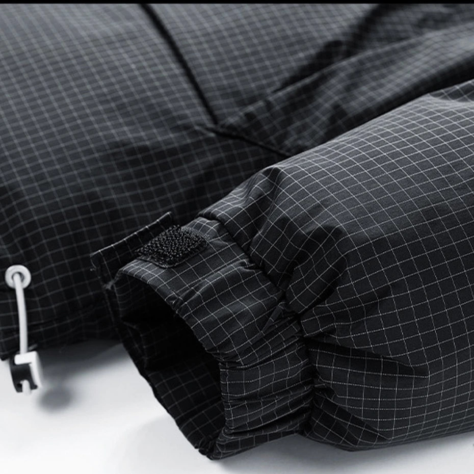 Winter Parkas Men 8XL 9XL Plus Size Thick Padded Jacket Coat Fashion Casual Cargo Plaid Male Big 241126