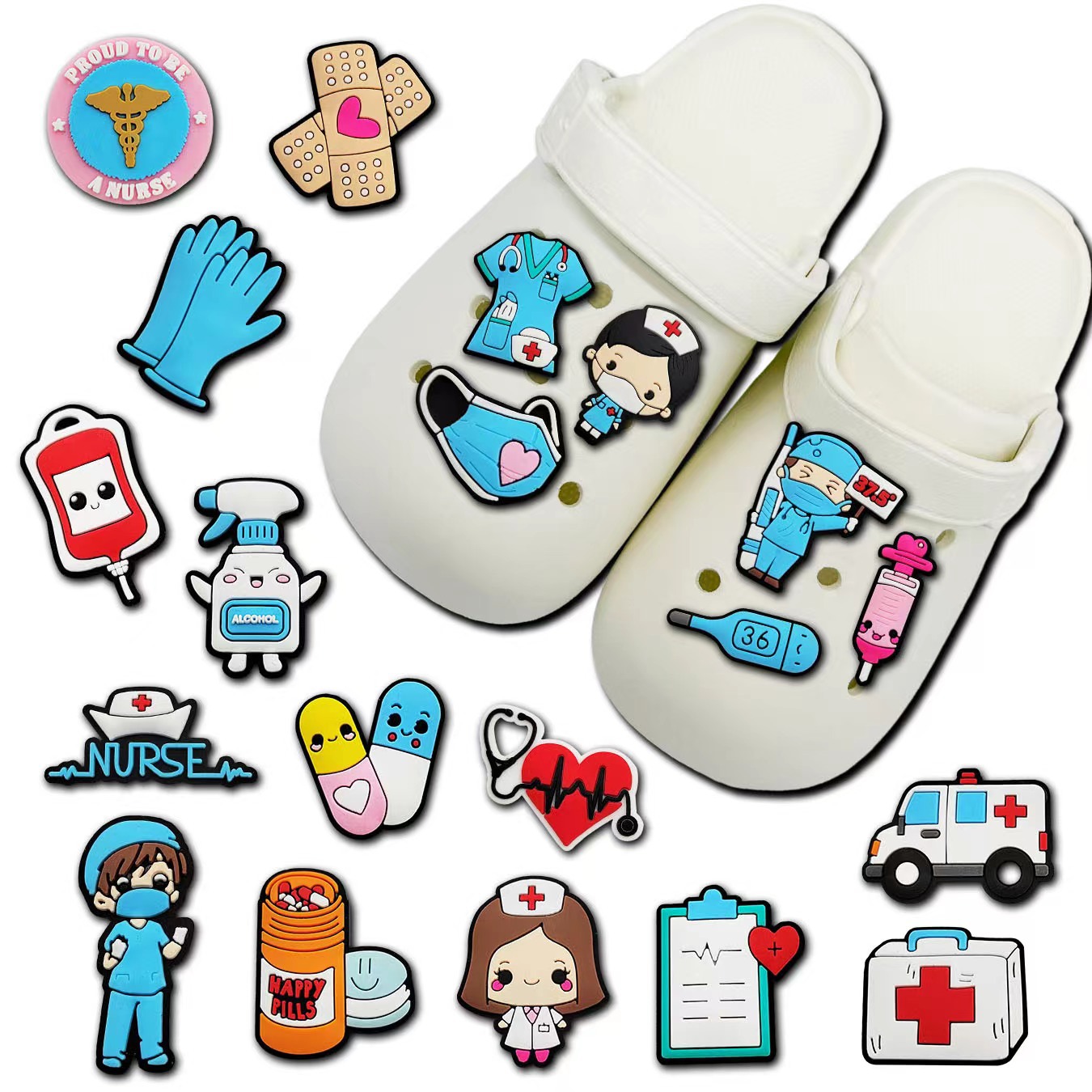 Shoe Parts Accessories Wholesale Trendy Clog Charms For Wristband Bracelet Decoration Kids Teen Party Favous Gifts Pin Pieces Pack Dhish