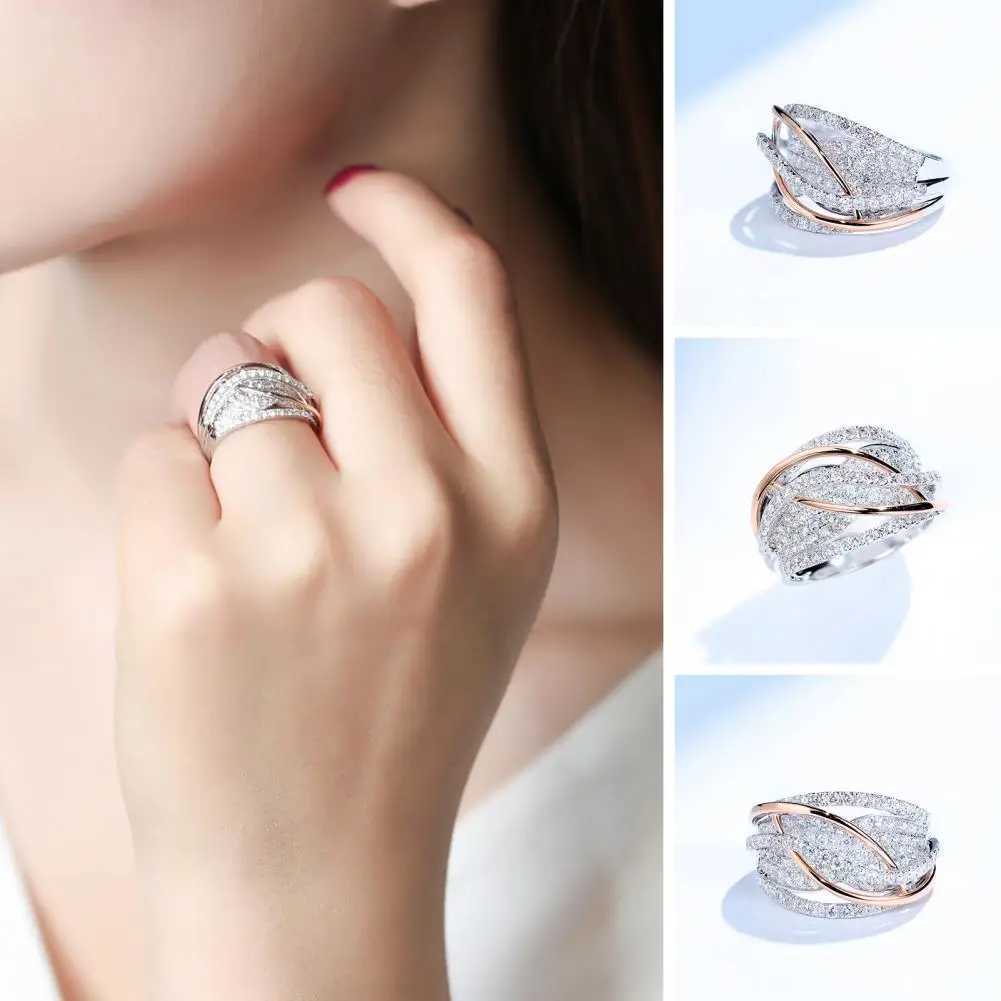 Womens rings exquisite handicrafts decorative sparkling rhinestone inlaid wedding rings La Knuckle rings bridal jewelryXJ250412