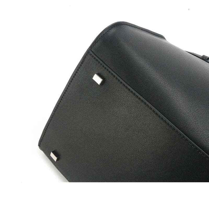 Genuine Leather Handbag For Women Natural Cowhide Casual Tote Bags With Shoulder Strap Large Capacity Bag Hasp Style BagVoyage