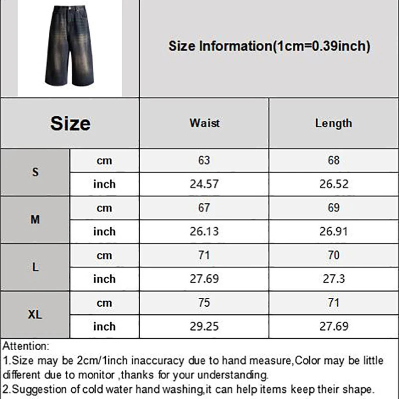 Y2k Cropped Barrel Jeans Woman 2024 Loose Knee Length Shorts Wide Leg Baggy Pants Mens Oversize Denim Trouser Short 241108