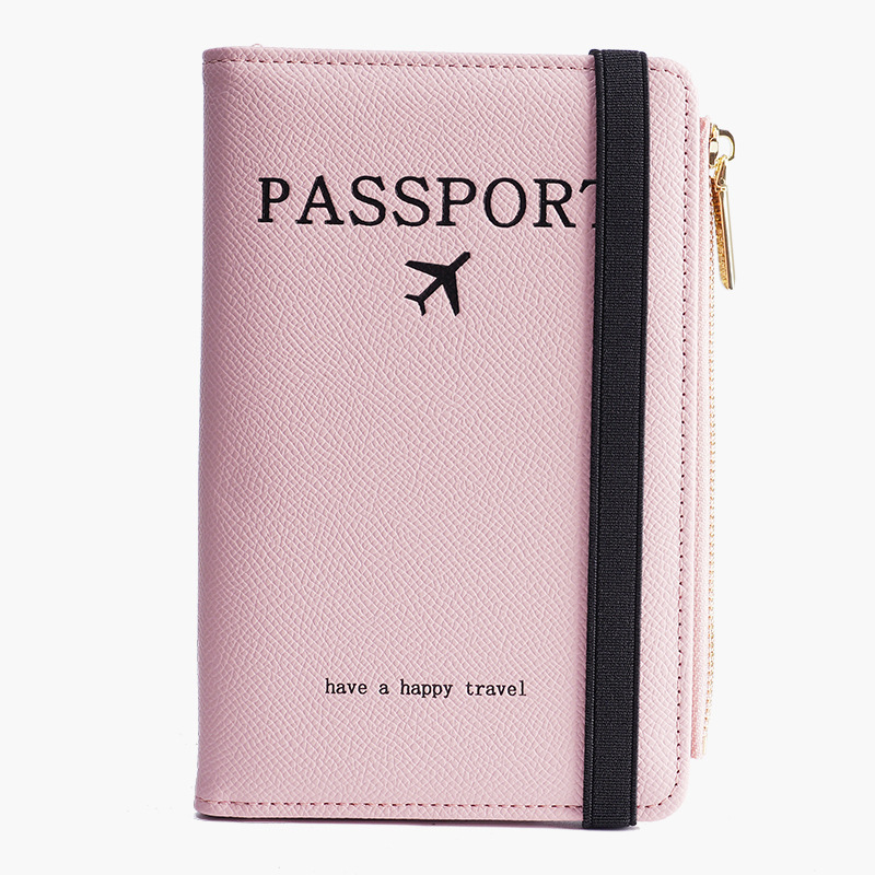 Anti theft brush fresh and minimalist passport book anti magnetic RFID no zipper card bag passport protection ticket holder