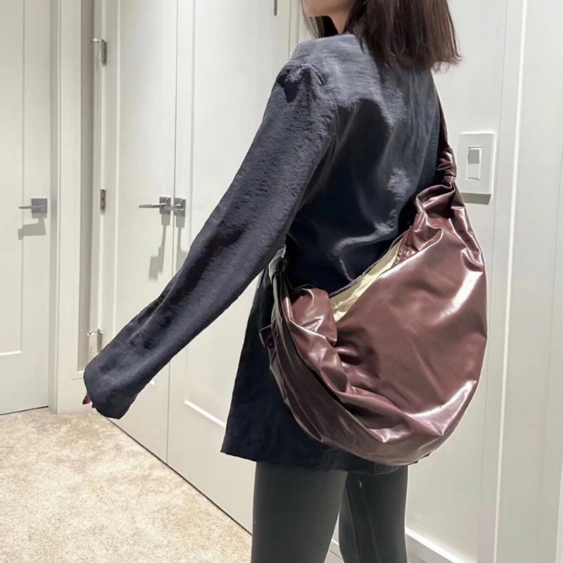 Niche Designer Croissant Dumpg Bag Crossbody Shoulder Bags For Women Underarm Bolsos De Mujer Patent Leather BagVoyage