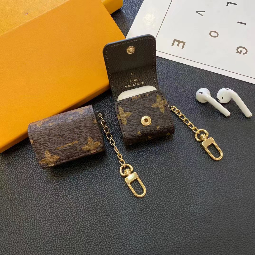 Designer Luxury Airpods Cases 1 2 3 Pro Leather Airpod Cover Brand L Fashion Airpods1 Airpods2 Airpods3 4 5 6 Airpodspro Luxury Case Woman Man CYG24