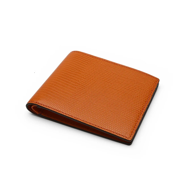 Hiram Beron Men Brand Italian Leather Lizard Pattern Card Case Gift For Him Dropship Leather Business Style BagVoyage