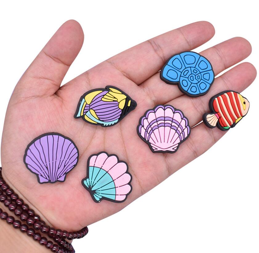 Shoe Parts Accessories fishing Pattern Charms Shoes Slippers Decoration Accessories For Cross, fish Charms for clogs Charm