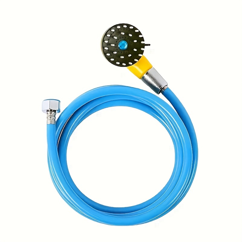 Rinsing equipment for shower car nozzles and shower head cleaning products