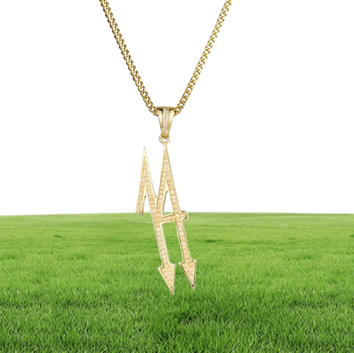 14 digital Pendant Trippie Redd Rapper Hip hop Zircon Necklace