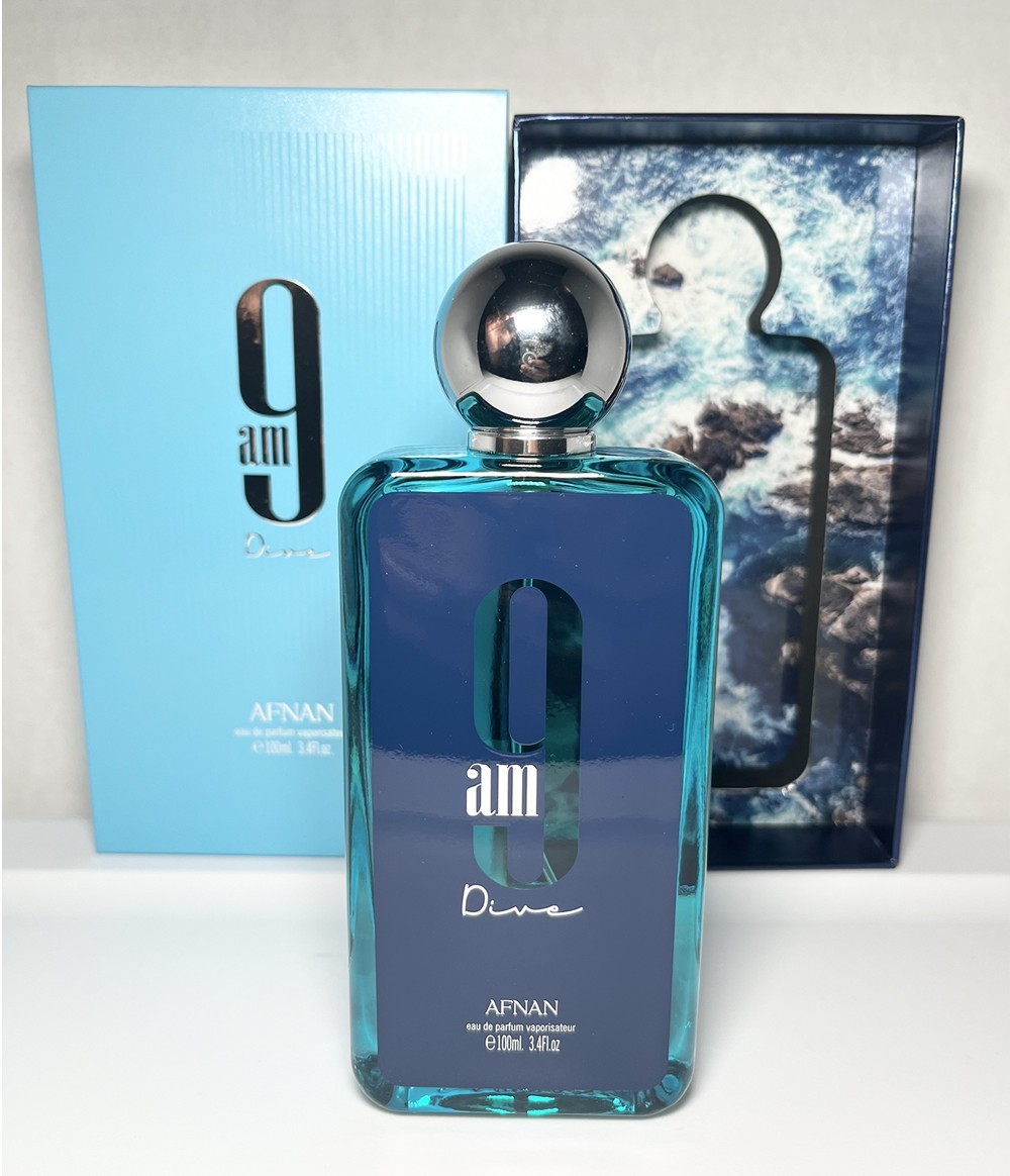 100ml Afnan 9am Dive 3.4 oz Eau De Parfum Morning Perfume man and woman Fragrance Spray Fast Ship