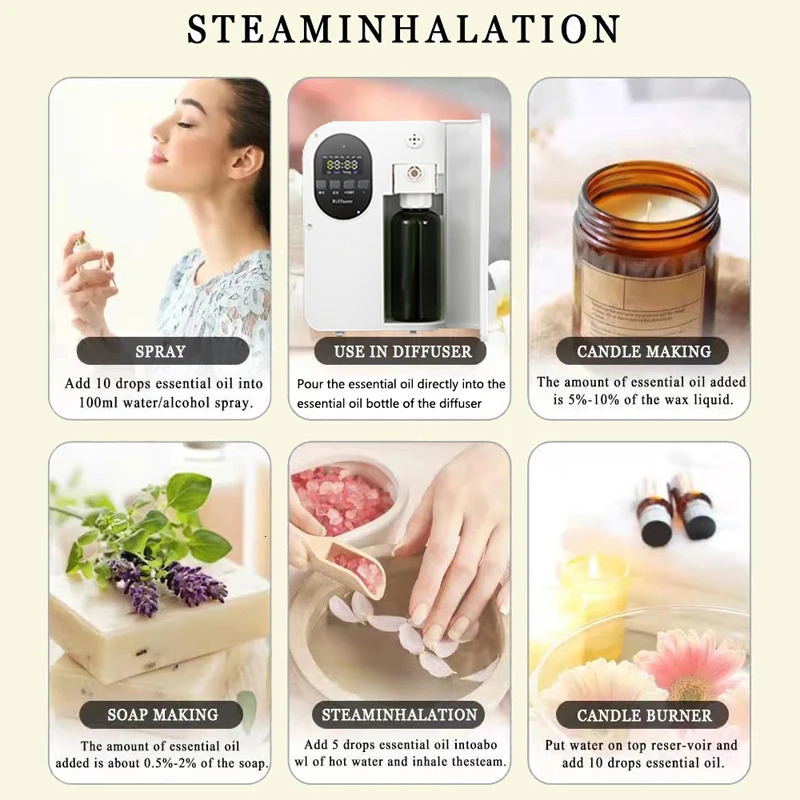 500ml el Series Essential Oils Candle Making Fragrance For Aromatic Diffuser SPA Home Perfume Aroma Oil 240417 dh5727163
