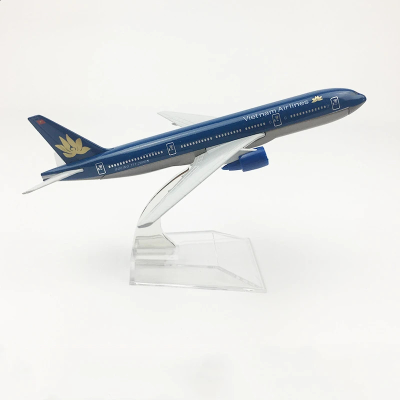 16cm Boeing B777 Airplanes Model Airplane Aircraft Kits Gift Plane Metal Diecast Models Toys Collection 241116