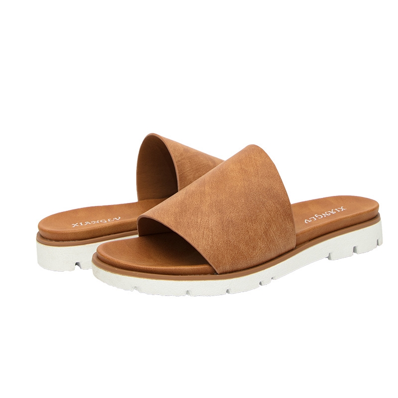 Slippers female summer home indoor home office floor non-slip bottom couple handmade sandals male 36-42