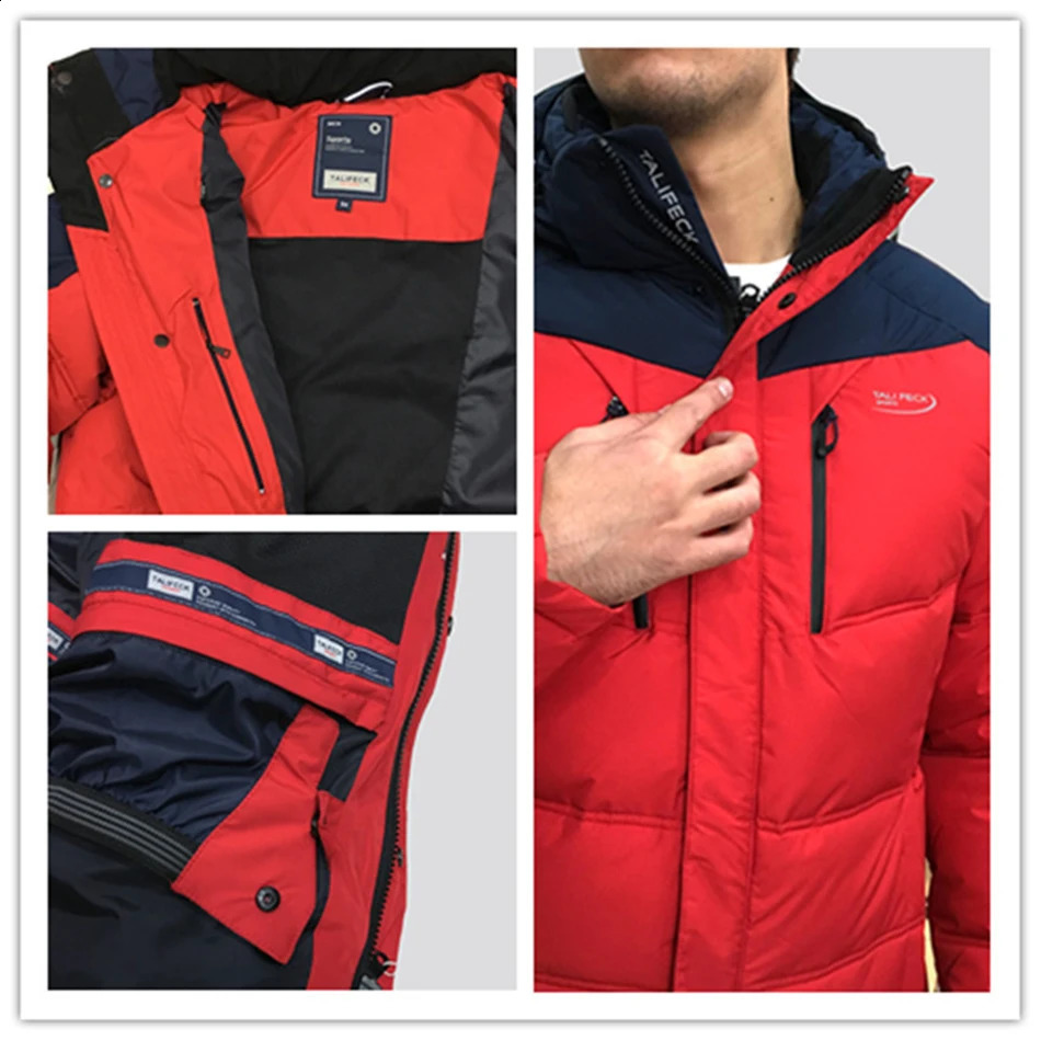TALIFECK Men Winter Jacket High Quality Padded Quiltd Coat Patchwork Cotton Parkas Homme European Size Clothes 241126