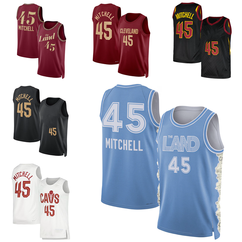 45 Mitchell 10 Garland 31 Allen 4 Mobley Basketball Jerseys 2024/25 Men youth women S-XXL city jerseys