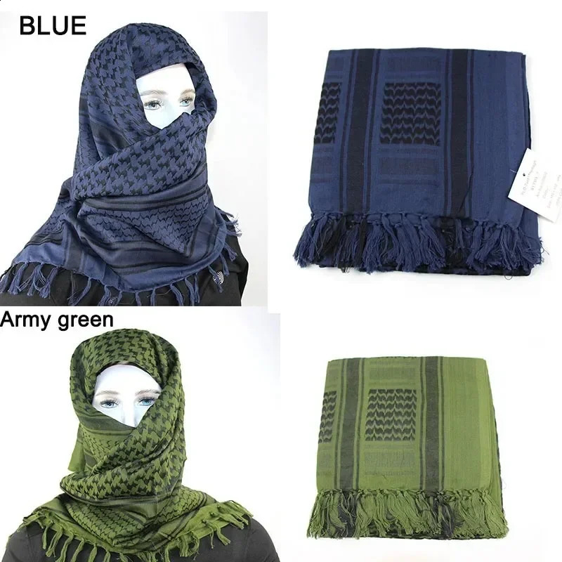 Unisex Thickened Scarf Shawl Warm Arab Scarf Desert Keffiyeh Scarves Men Women Cotton Lightweight Windproof Hiking Neck Cover 241116