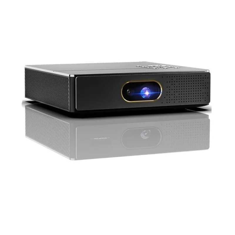 Projectors new! S5 portable mini DLP 3D projector 4K 5G WIFI intelligent Android 9.0 for home theater beam full HD 1080P video lAsEr projector Q241116