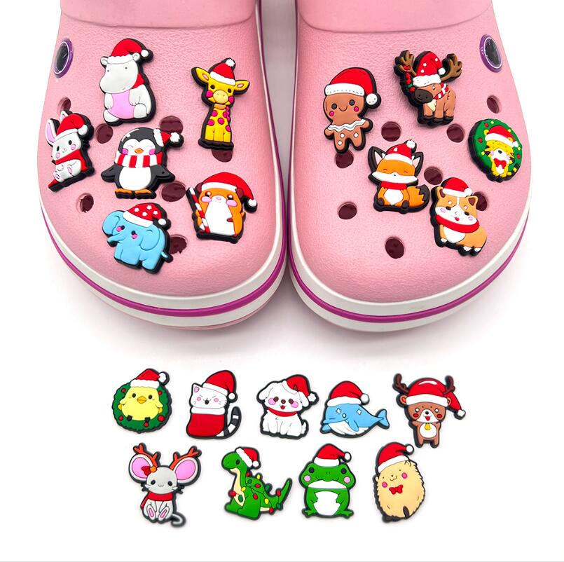 Shoe Parts Accessories Wholesale Rugrats Cartoon Character Charms For Croc Pvc Soft Rubber Shoes Xmas Gift Sandals Drop Delivery Dhobc