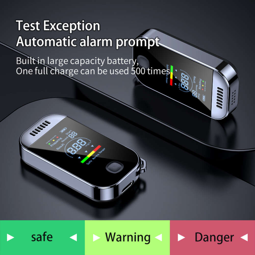 New Newest Portable Professional Breathalyzer with LCD Display Electronic Digital Contactless Breath Alcohol Tester