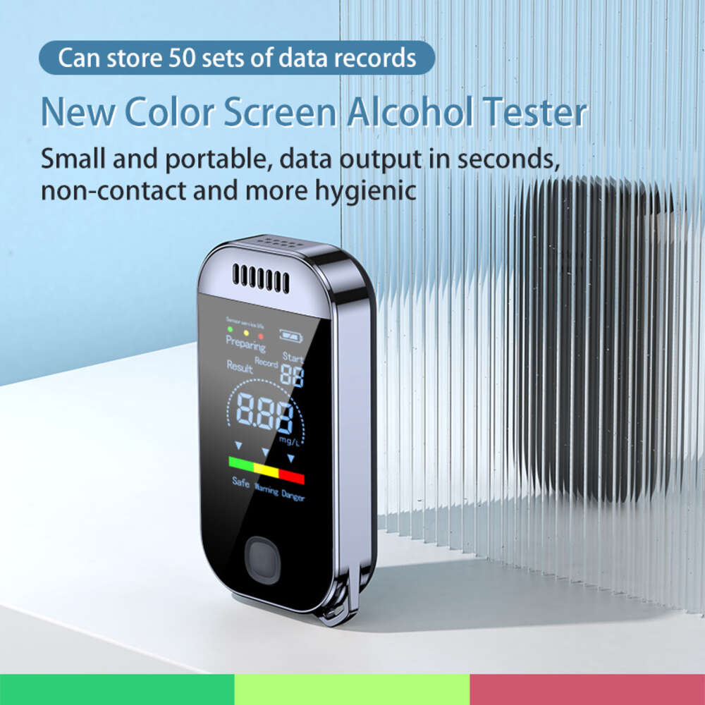 New Newest Portable Professional Breathalyzer with LCD Display Electronic Digital Contactless Breath Alcohol Tester