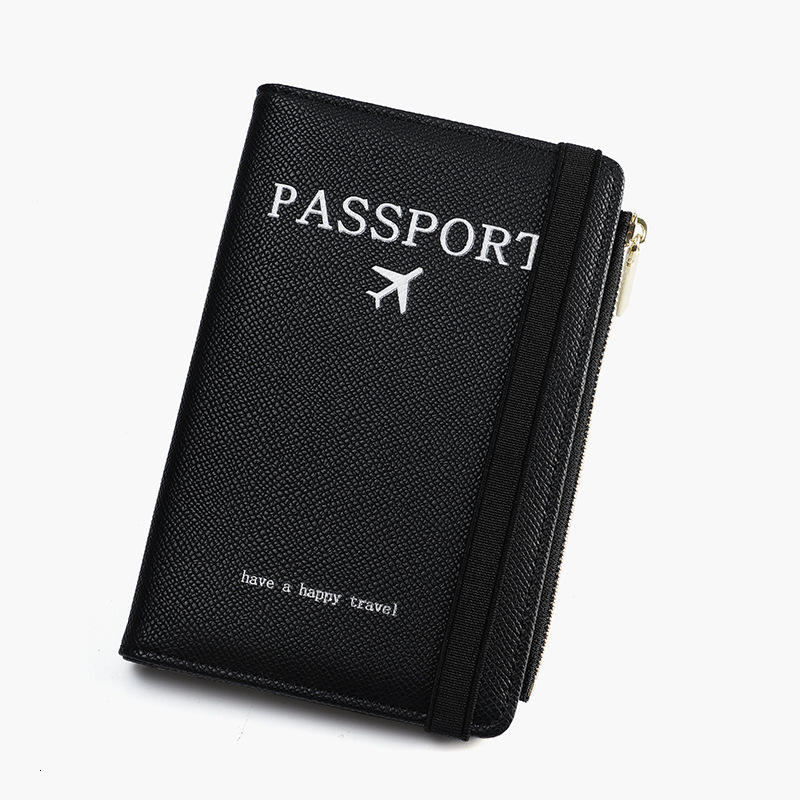 Anti theft brush fresh and minimalist passport book anti magnetic RFID no zipper card bag passport protection ticket holder