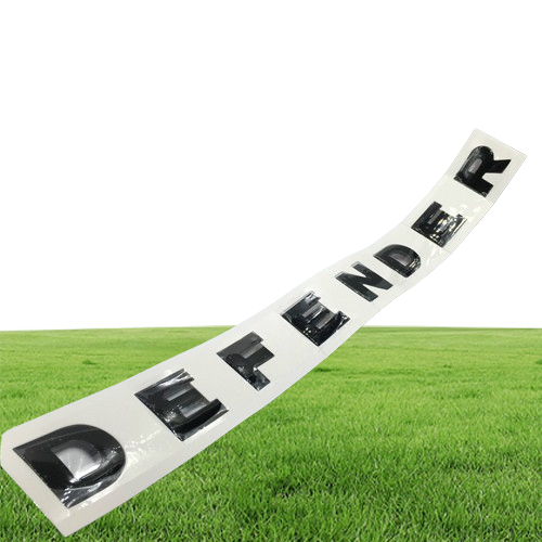 2025 new Car Accessories For Defender Front Bonnet Emblem Badge Lettering Sticker4972865 Free shipping