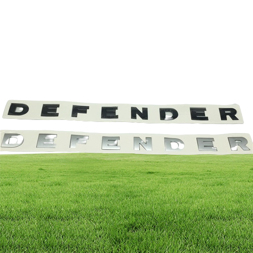2025 new Car Accessories For Defender Front Bonnet Emblem Badge Lettering Sticker4972865 Free shipping