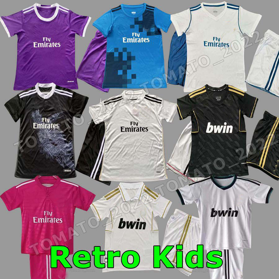 17 18 kids Real 15 MadridS Benzema Ronaldo kids kit Soccer Jerseys GUTI 11 12 13 14 15 16 17 18 ZIDANE RAUL VIN JR CARLOS SEEDORF SERGIO RAMOS