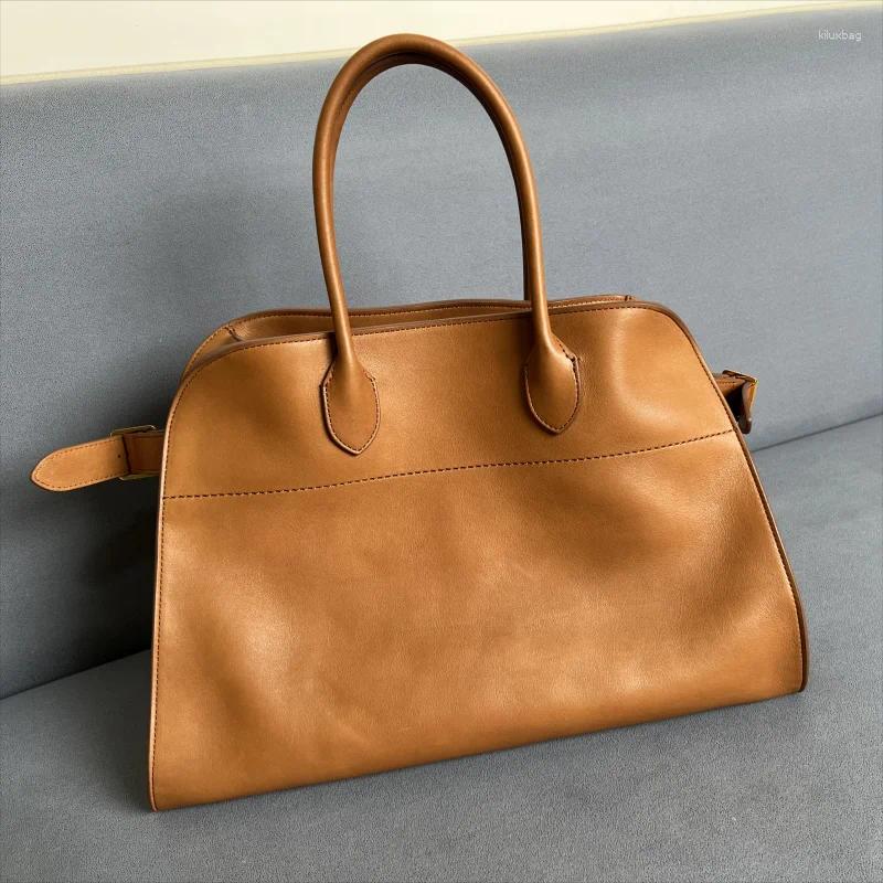 Evening Bags Handbag Cowhide High-Capacity Commuter Bag The Suede Soft