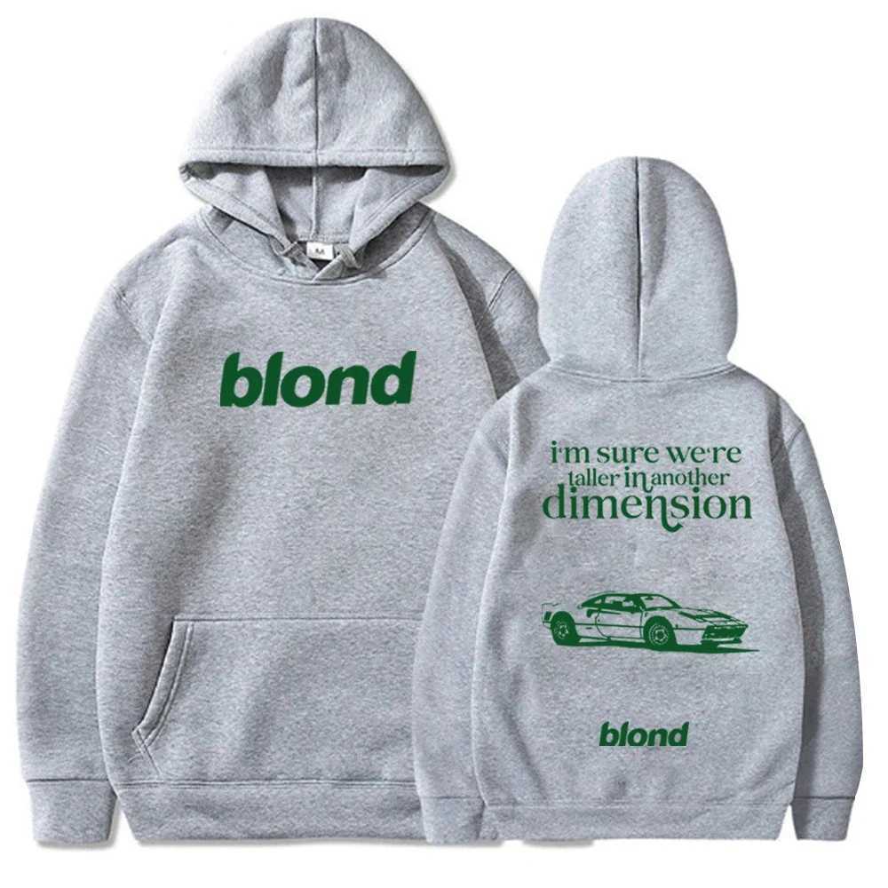 High Quality Blond Album Hoodie Frank Ocean White Ferrari sic Wen Men Harajuku Long Sve Sweatshirts T241118