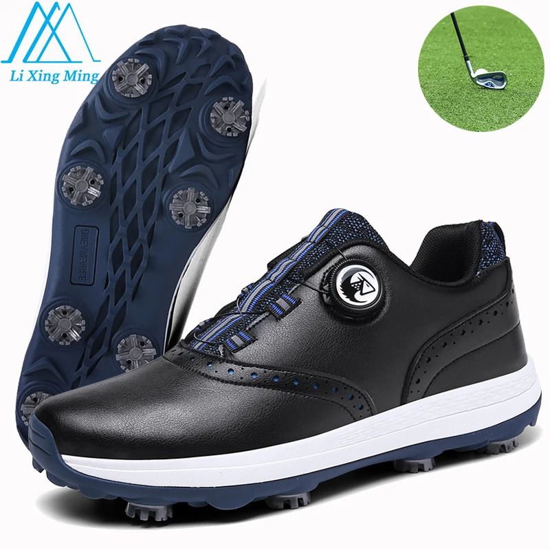Golf Shoes Men Waterproof High quality Leather Professional Outdoor Golfing Sneakers Big Size Walking Beginner Golfer 241118