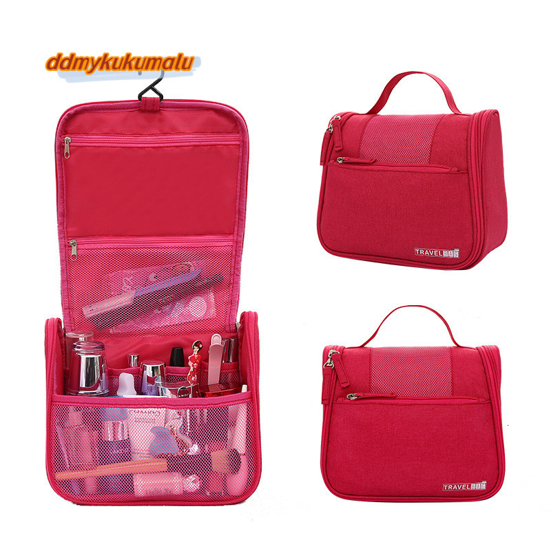 DHlanhai Cationic business travel toiletry hand-held makeup bag, hanging cosmetic storage bag #9kukumalu