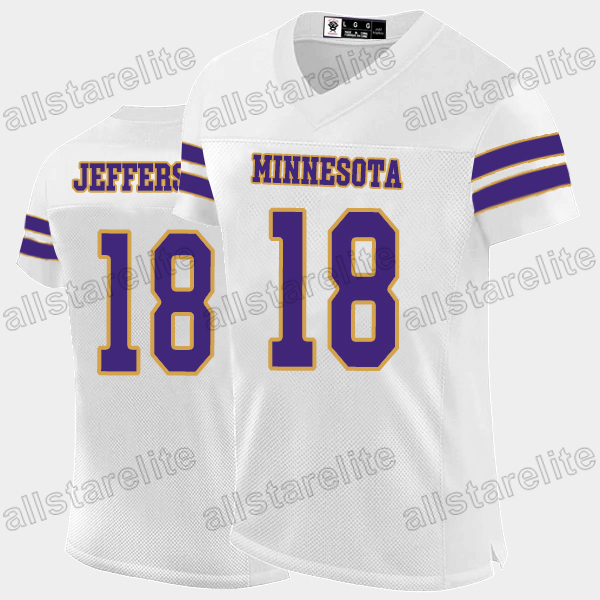 2024-25 Aaron Jones Justin Jefferson Football Jersey Addison TJ Hockenson J.J. McCarthy Randy Moss Ivan Pace Jr. 2 Gilmore Custom Men Women Youth