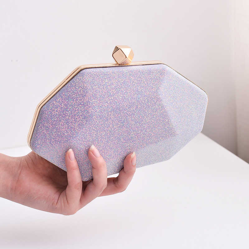 Bag Fashionable Three-dimensional Irregular Purse Evening Bag PU Formal Dress Bag Purses Ladies Handbags Valentine Bags