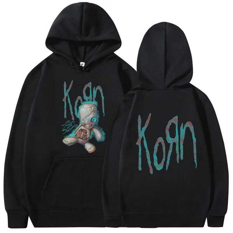 New Arrival Korn releases rock band SIC album hoodies mens retro metal gothic hoodies streetwear hip-hop punk hoodies sportswear Z241118