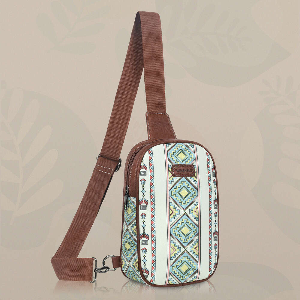 2024 Spring New Waist Chest Canvas Large Capacity Women's Shiling Bag