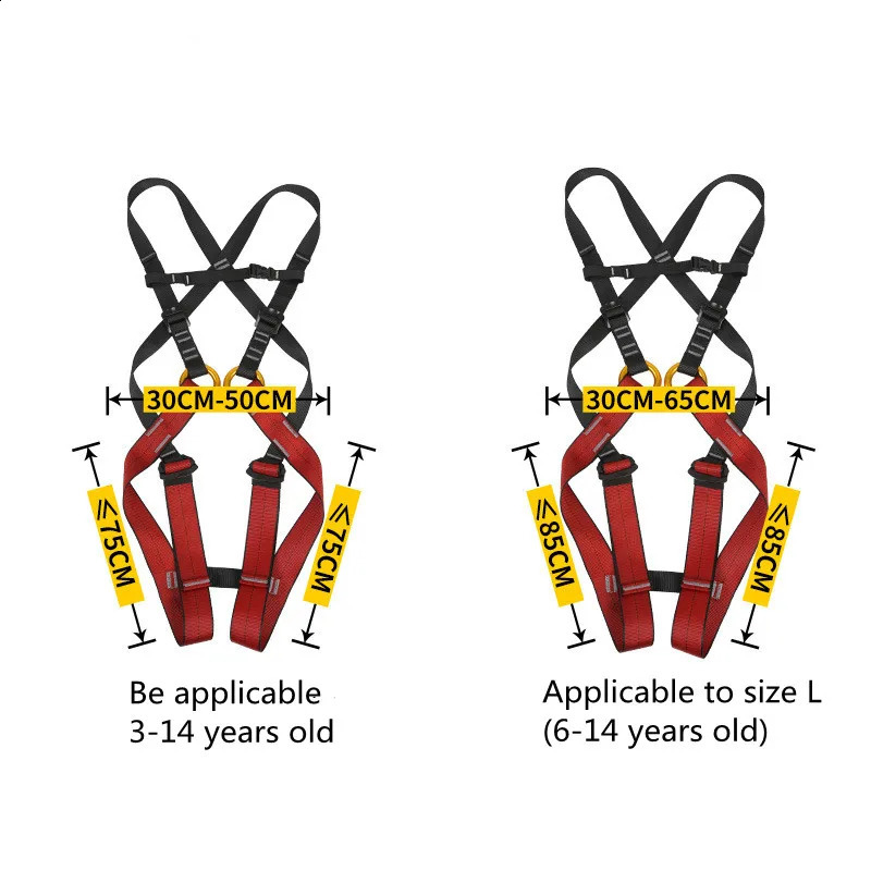 Kids Safety Belt Child Full Rock Climbing Children Protection Kid Harness Outdoor Equipment Kits 241118